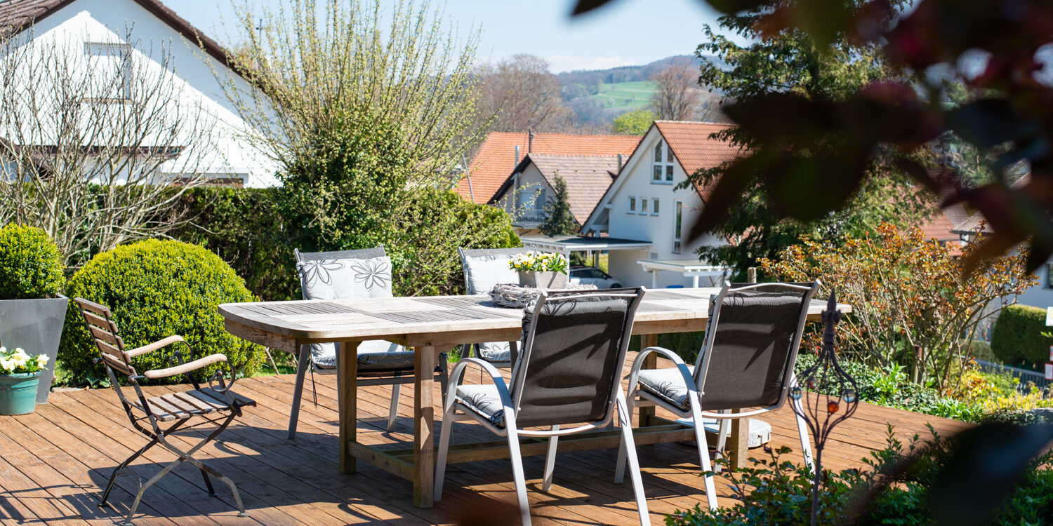 Ferienwohnungen Haus Emmerich Gaienhofen Höri Terrasse